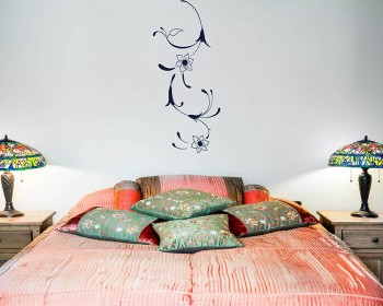 Gorgeous Floral Vines Decals Modern Wall Art